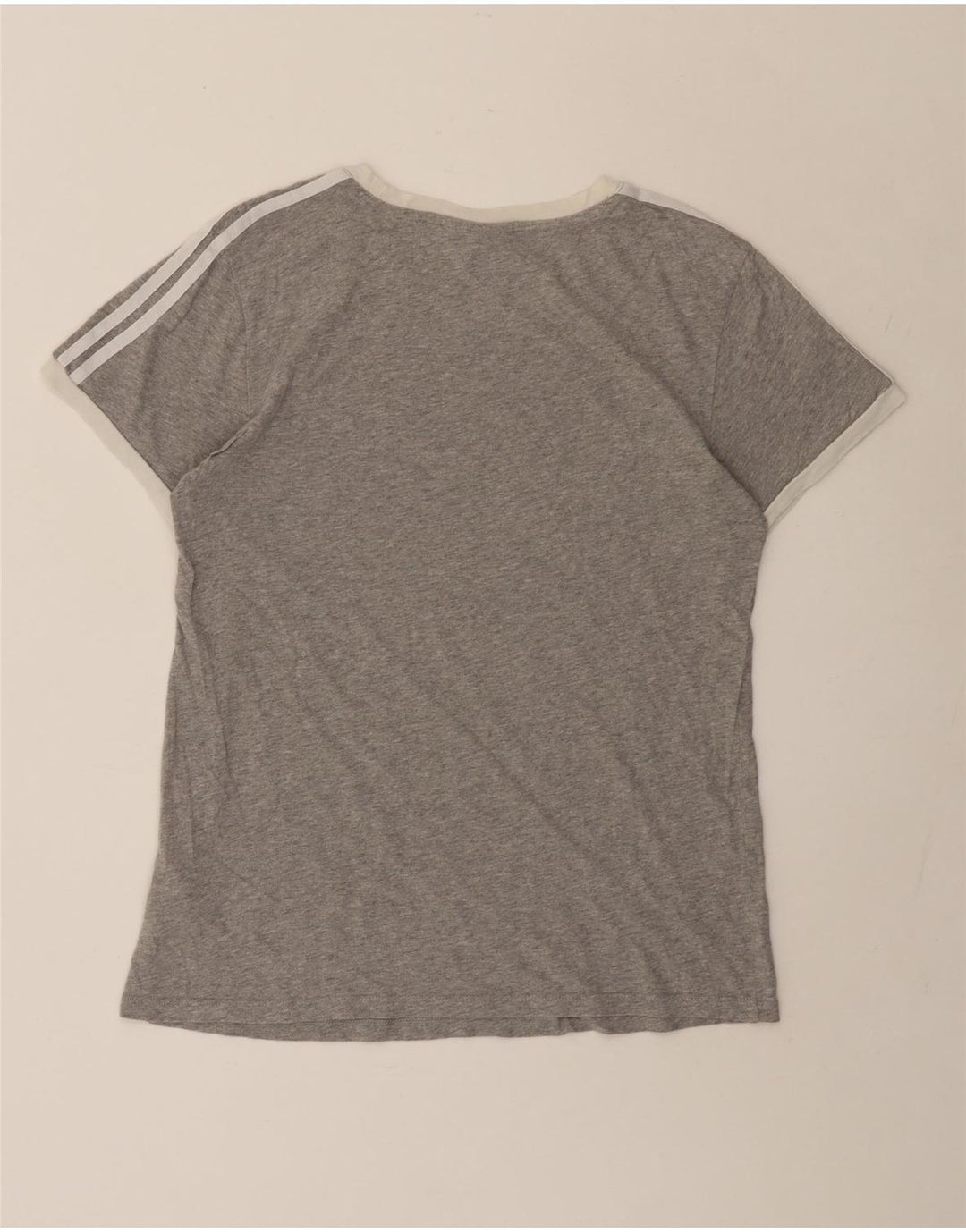 T-shirt oversize da donna Adidas UK 6 XS in cotone grigio
