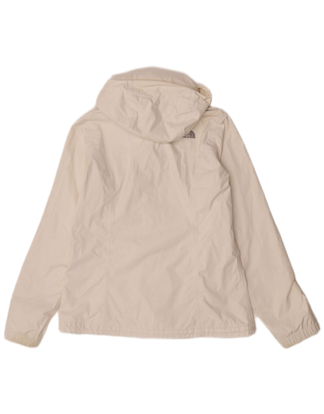Giacca antipioggia con cappuccio da donna The North Face UK 14 nylon bianco medio