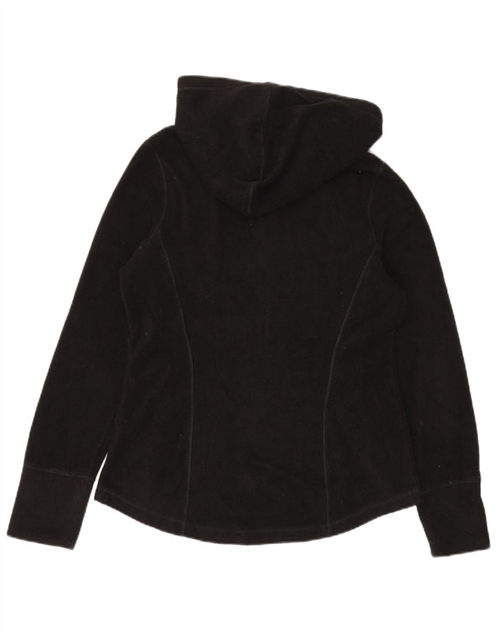Giacca in pile con cappuccio da donna Fila UK 14 poliestere nero medio