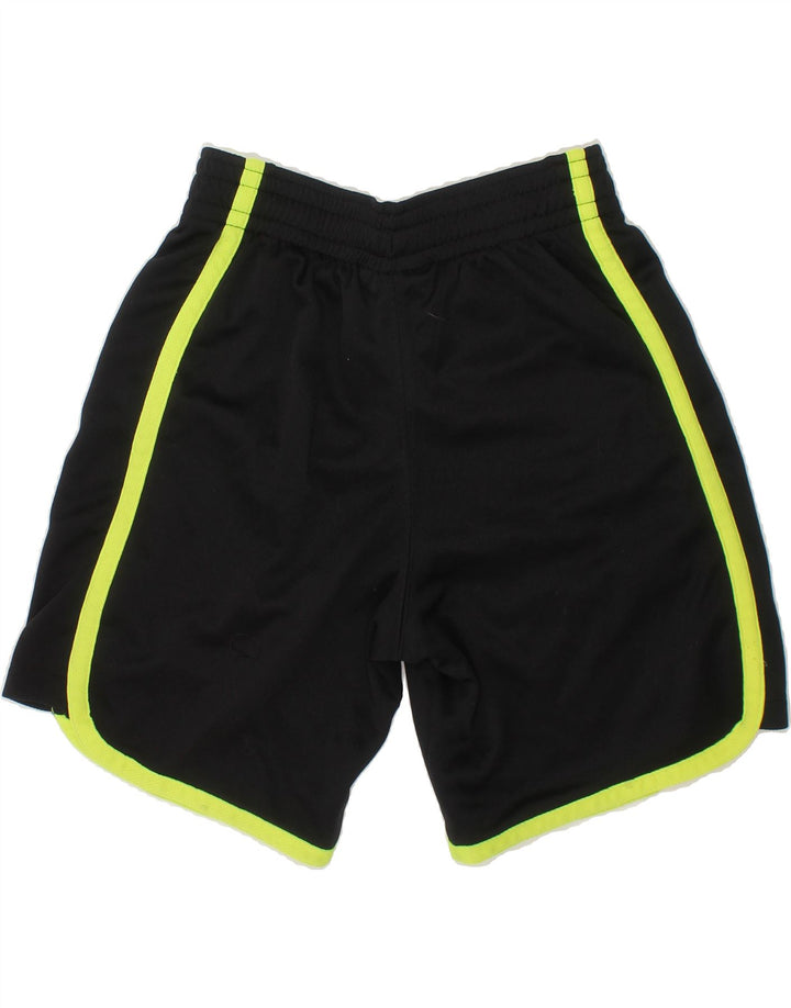 CHAMPION Boys Graphic Sport Shorts 7-8 Years Small Black Polyester Vintage Champion and Second-Hand Champion from Messina Hembry 