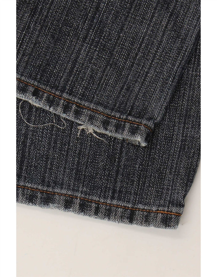 Jeans dritti da uomo Wrangler vestibilità regolare W34 L32 cotone blu