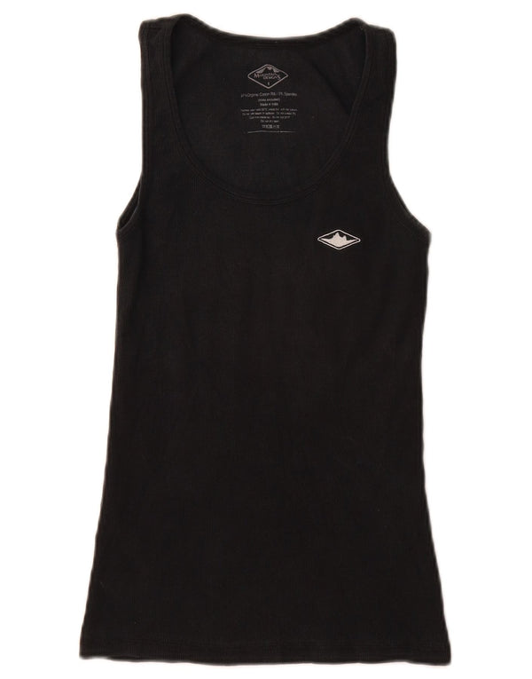 Canotta da donna Mountain Designs UK 8 piccola in cotone nero