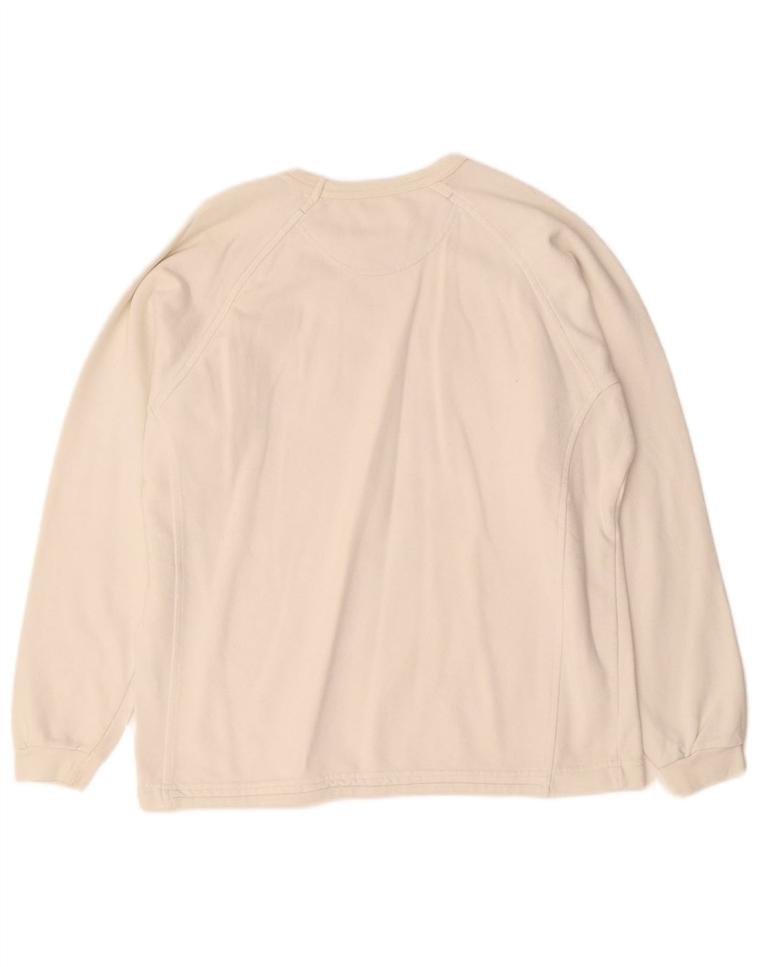 Felpa oversize con grafica da donna Champion UK 10 Small Off White