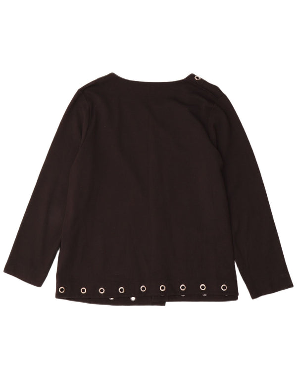 Giacca blazer aperta oversize da donna Fiorella Rubino UK 14 media nera