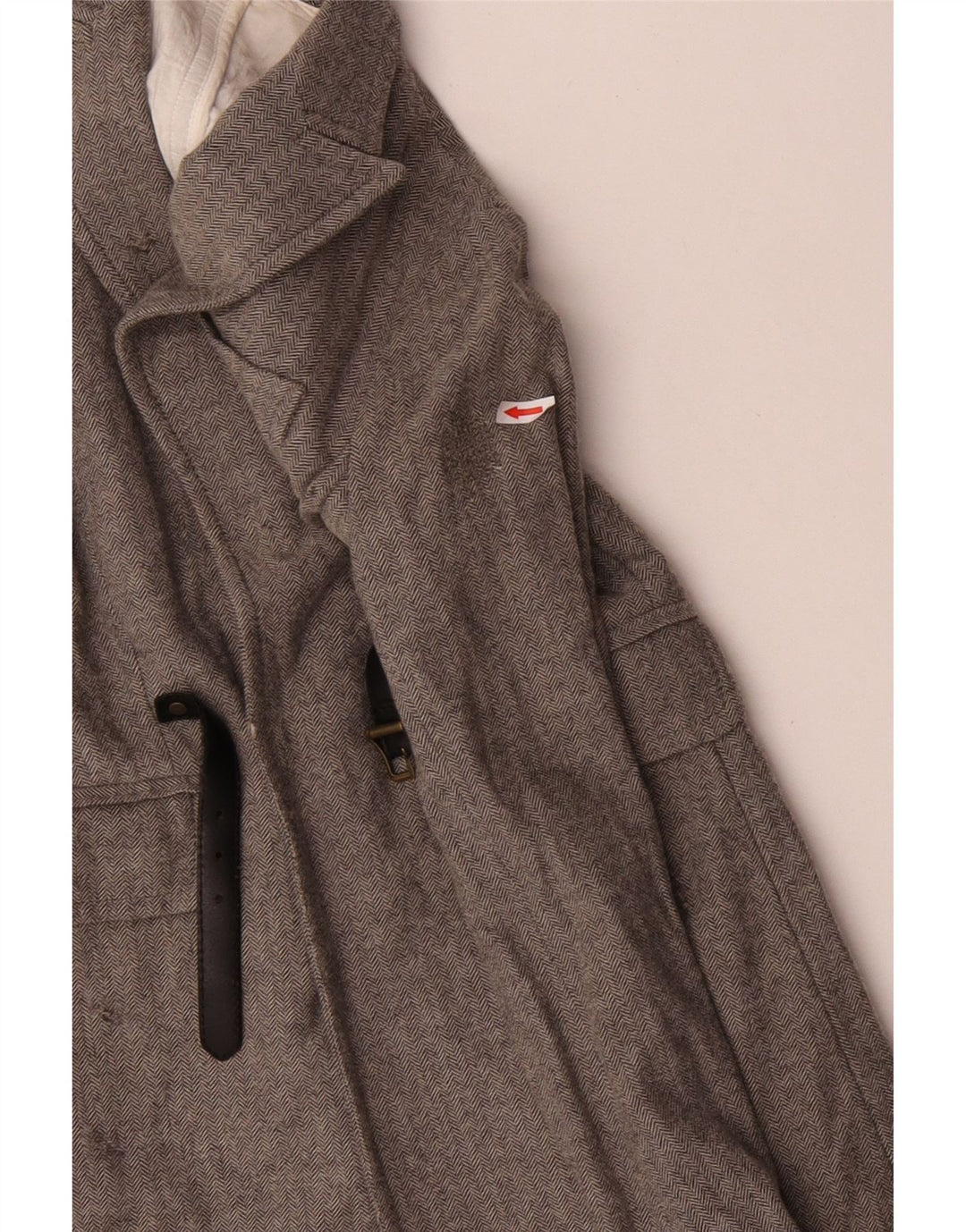 Cappotto Donna Dsquared2 IT 42 Lana Spinata Grigio Medio