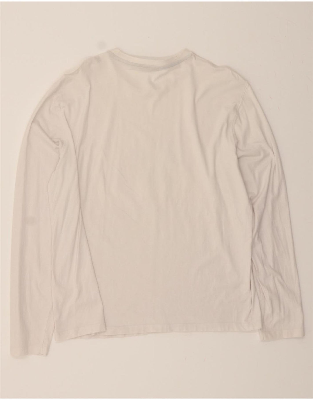 TRUSSARDI Womens Graphic Top Long Sleeve UK 18 XL White Vintage Trussardi and Second-Hand Trussardi from Messina Hembry 