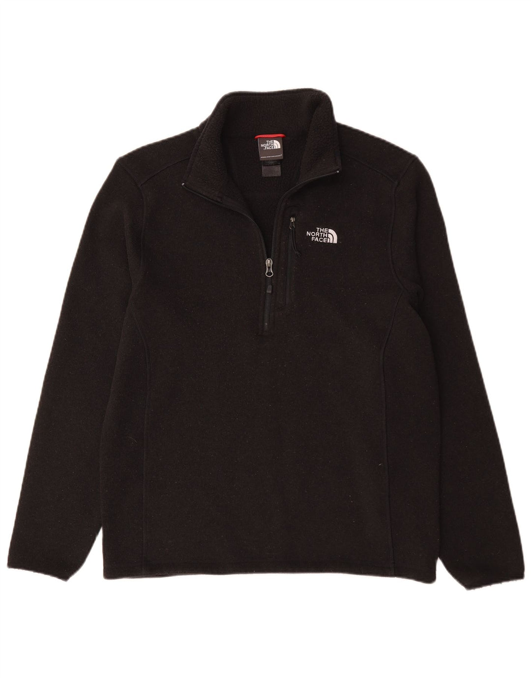 Maglione maglione con zip da uomo The North Face nero medio