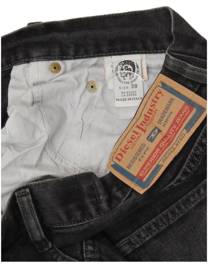 Jeans dritti da uomo Diesel W38 L31 cotone grigio