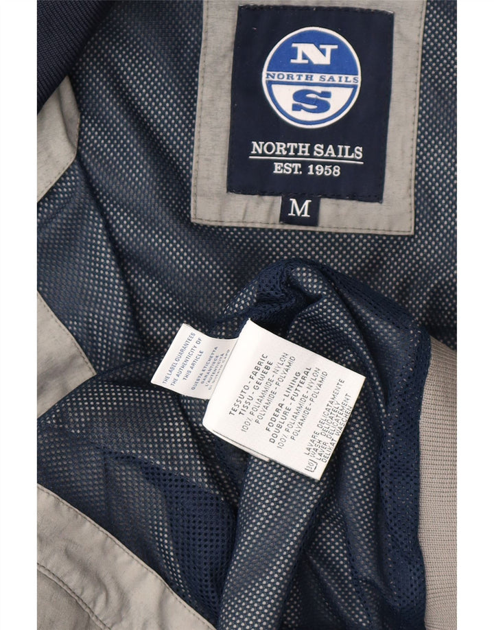 Giubbotto bomber da uomo North Sails UK 38 Nylon grigio medio