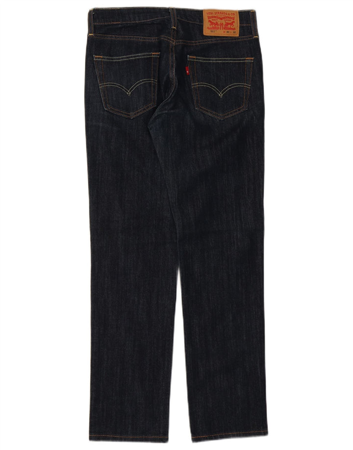 Jeans Levi's Uomo 511 Slim W30 L30 Cotone Blu Navy