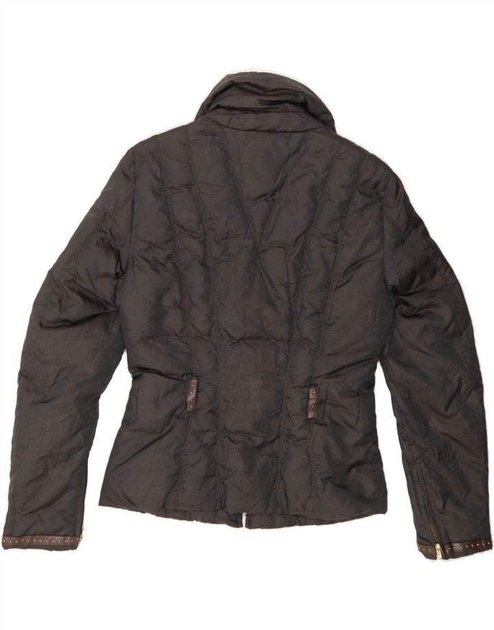 TRUSSARDI Womens Padded Jacket IT 42 Medium Black Polyamide Vintage Trussardi and Second-Hand Trussardi from Messina Hembry 
