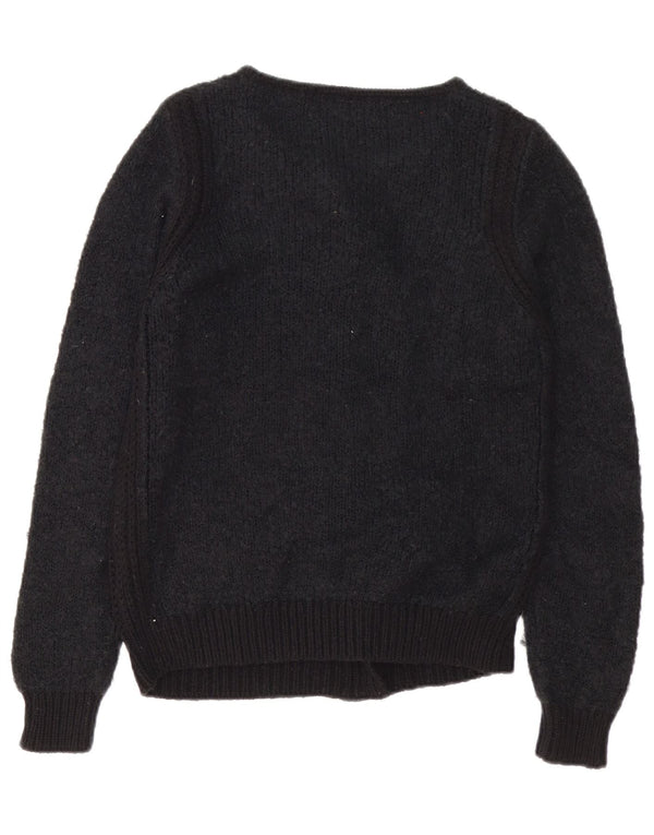 Maglione cardigan da donna Marks & Spencer UK 12 medio nero