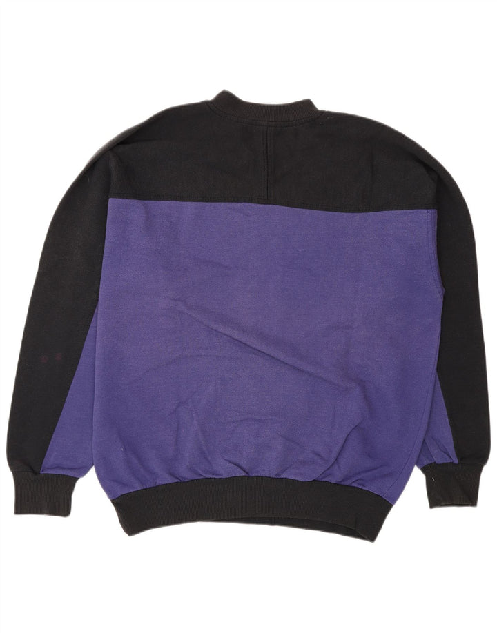 Felpa grafica da uomo Puma Maglione grande viola color block