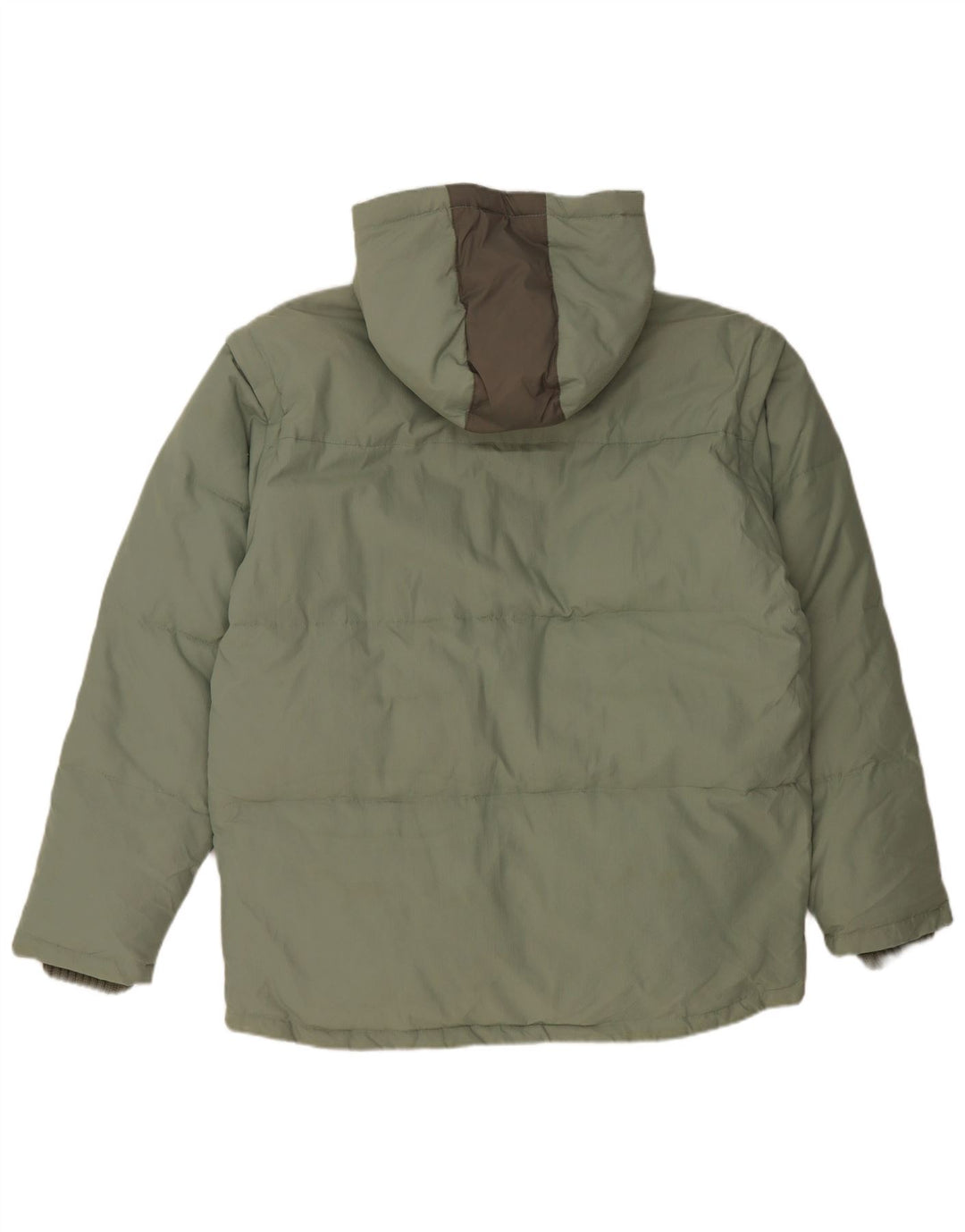 Giacca imbottita con cappuccio Fila da uomo UK 40 Large Verde Poliammide