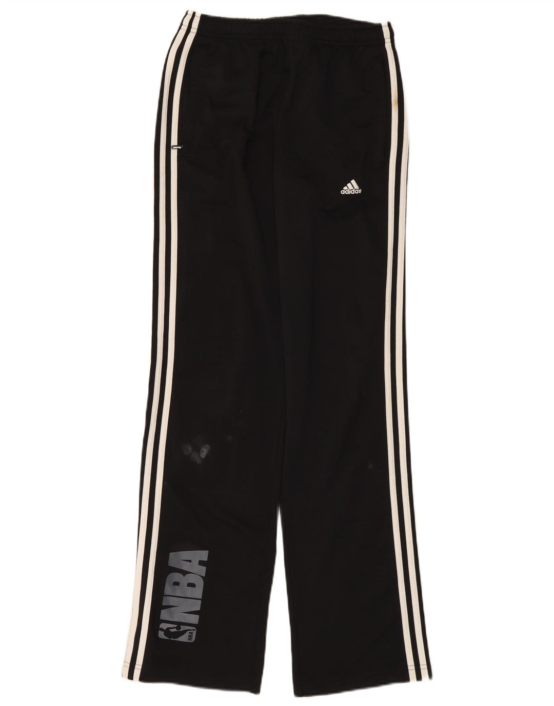 Pantaloni della tuta Adidas da uomo NBA, poliestere nero medio