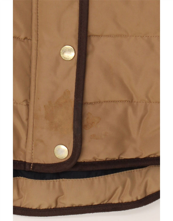 Giacca imbottita da donna Joules UK 8 Small Beige Poliestere