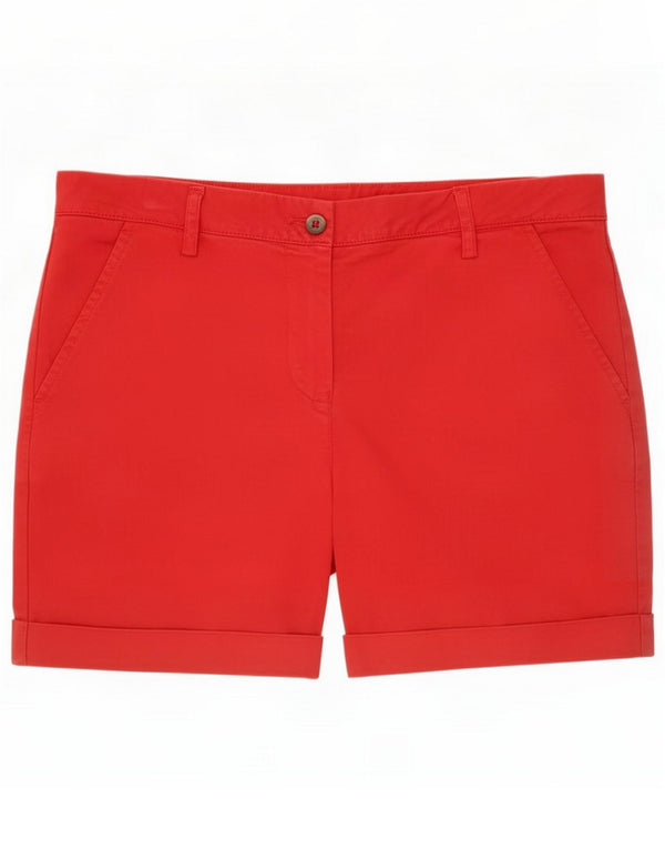 Pantaloncini chino Kappa da donna Perfect Fit IT 44 Medium W30 Rosso Cotone