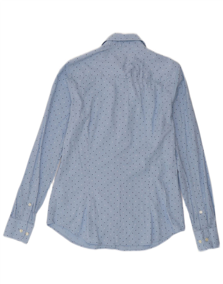 Camicia da donna Gant UK 8 piccolo cotone maculato blu