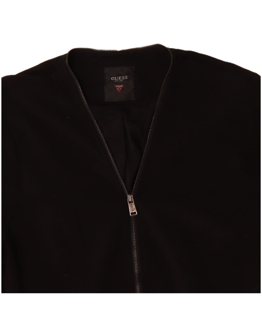 Giacca blazer da donna GUESS UK 16 grande poliestere nero