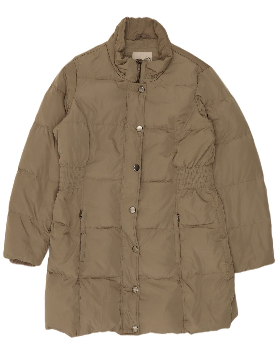 Cappotto imbottito da donna Esprit UK 16 grande poliestere kaki