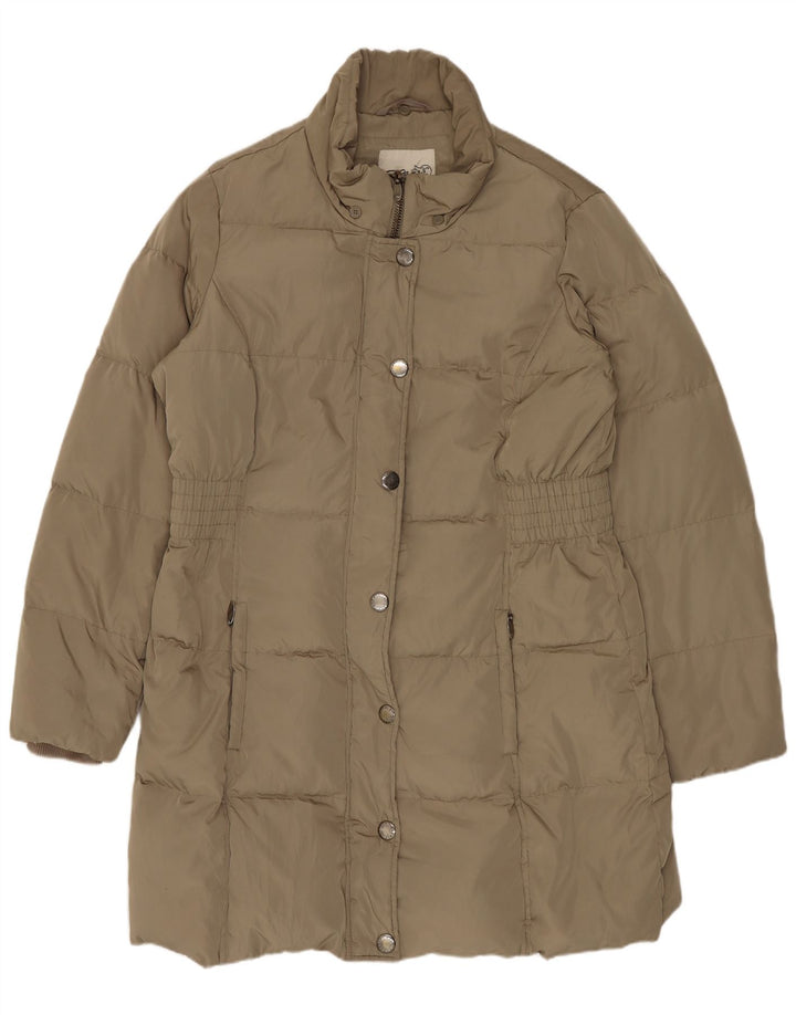 Cappotto imbottito da donna Esprit UK 16 grande poliestere kaki