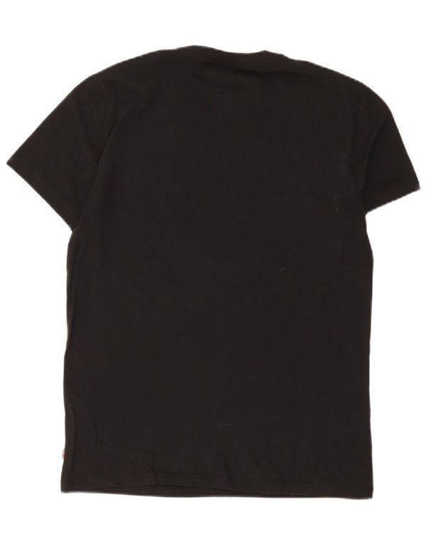 T-shirt slim da uomo Levi's Top in cotone nero medio