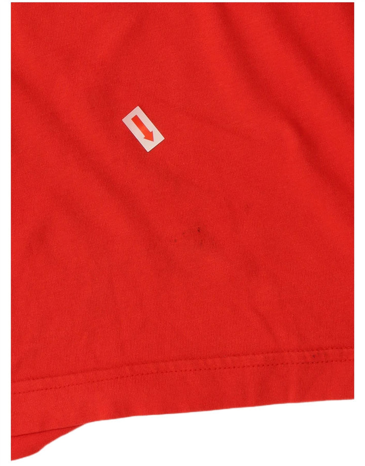 T-shirt grafica da uomo REEBOK Top XL in cotone rosso