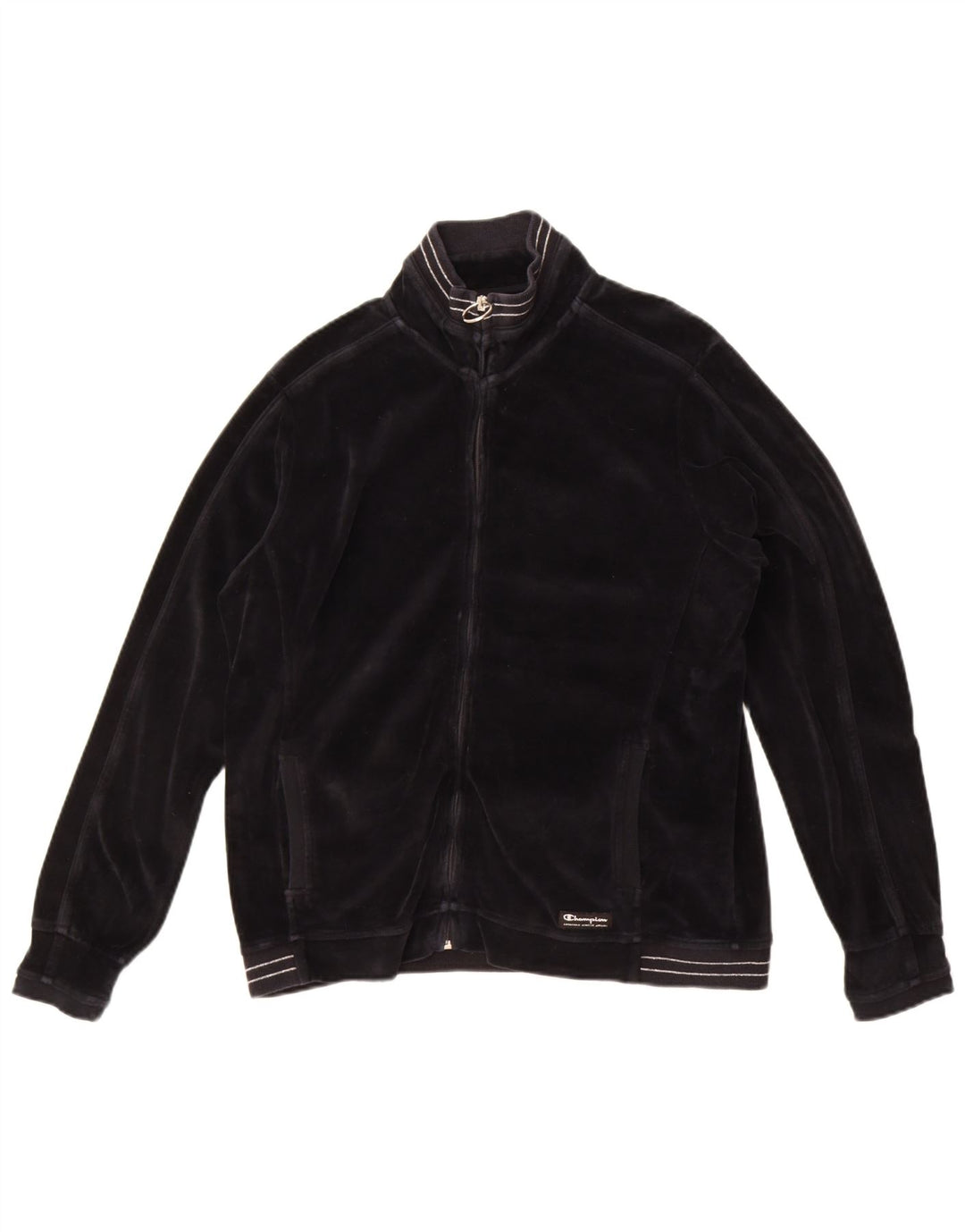 Tuta intera da donna in velluto Champion UK 16 grande cotone nero