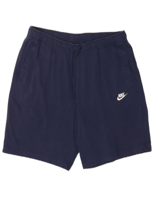 Pantaloncini sportivi Nike da uomo XL in cotone blu navy
