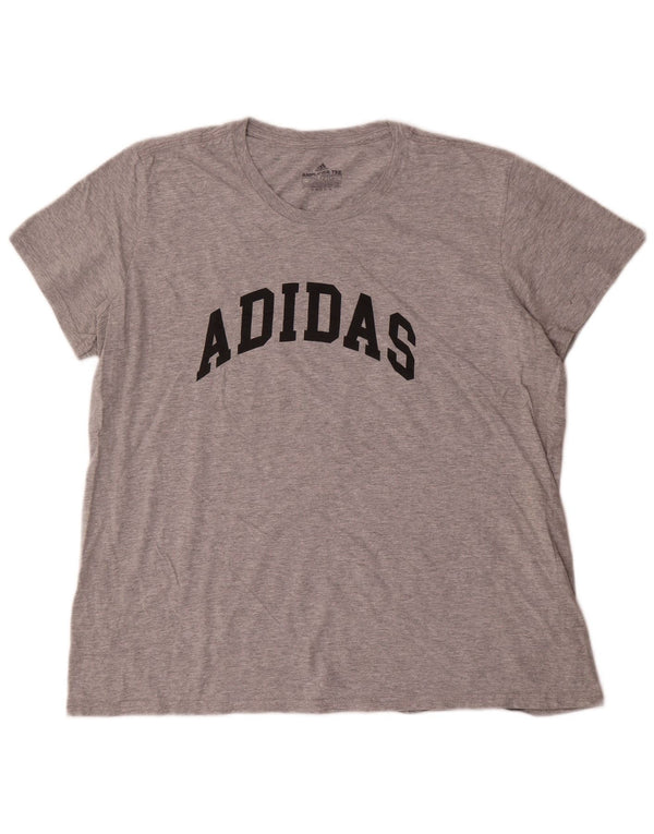 T-shirt grafica da uomo Adidas Top 2XL Grigia