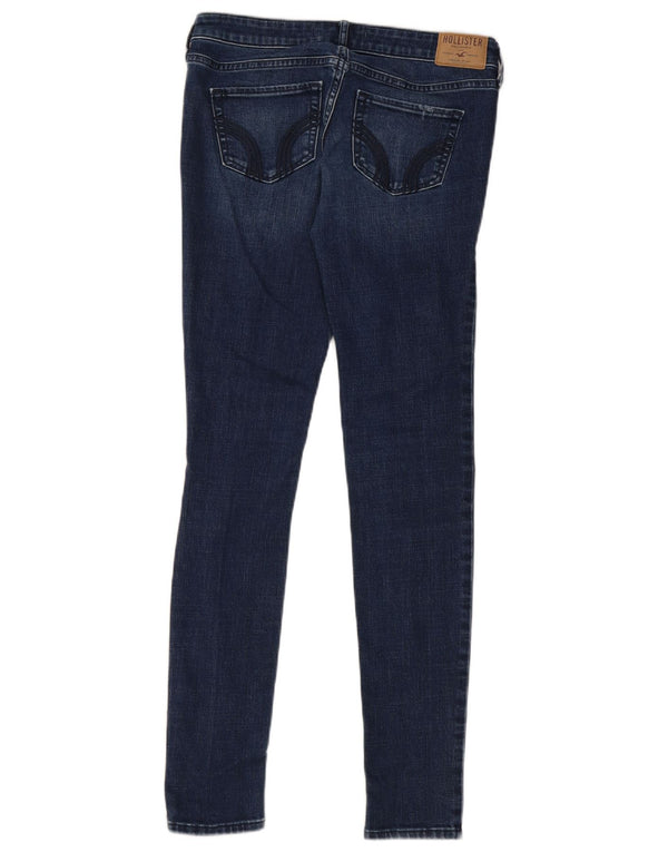 Jeans skinny effetto invecchiato HOLLISTER da donna W26 L31 cotone blu navy