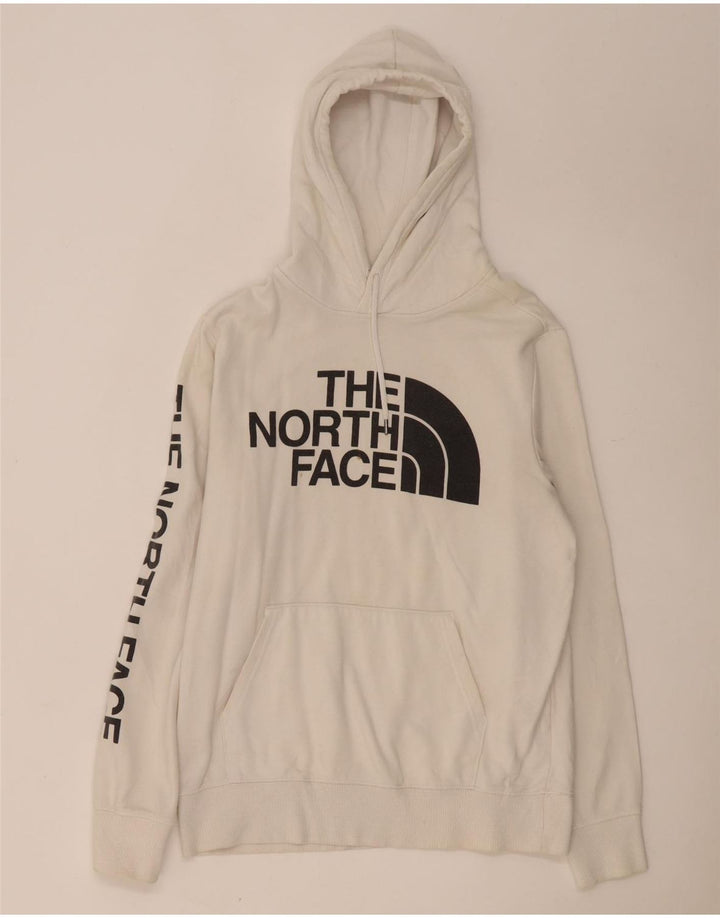 Felpa con cappuccio grafica da uomo The North Face in cotone bianco medio