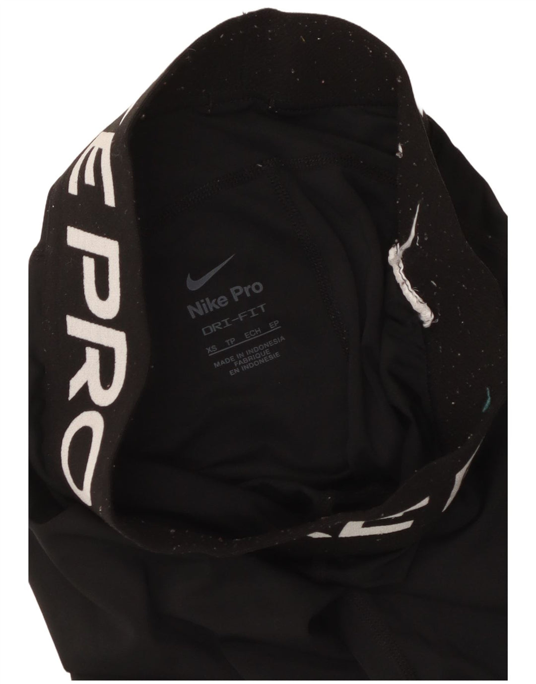 Leggings grafici Nike Dri Fit da donna UK 4 XS neri