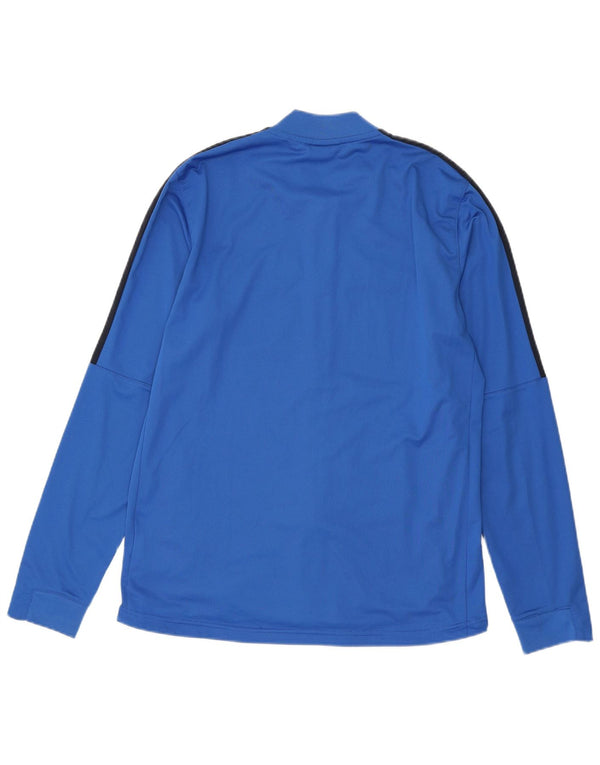 Giacca da ginnastica Nike Dri Fit Graphic da uomo, grande, color block blu