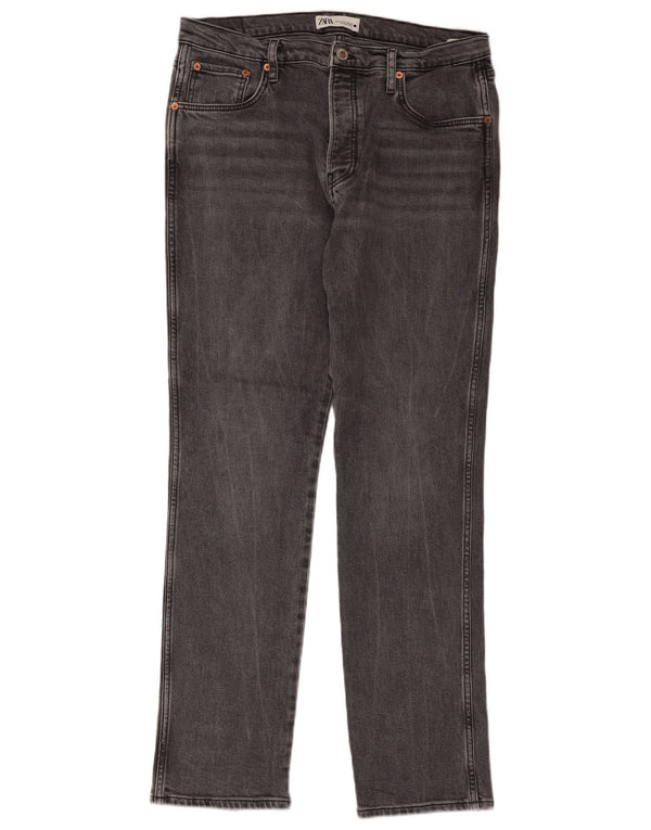 Zara Womens Slim Jeans EU 44 XL W34 L31 Grey