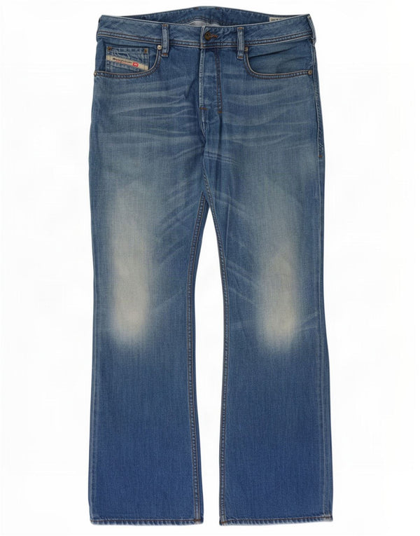 Jeans bootcut da uomo Diesel Zatiny vestibilità regolare W33 L30 cotone blu