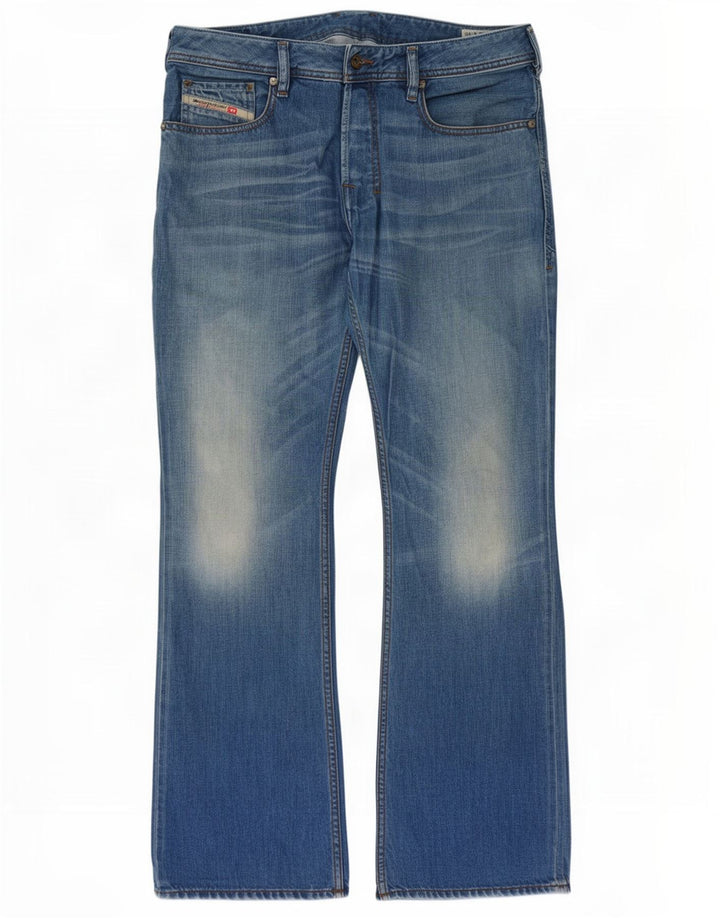 Jeans bootcut da uomo Diesel Zatiny vestibilità regolare W33 L30 cotone blu