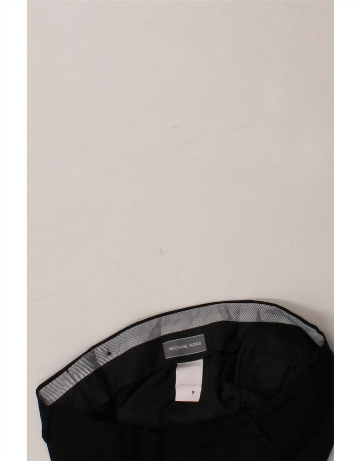 MICHAEL KORS Mens Straight Chino Trousers W31 L30 Black Polyester Vintage Michael Kors and Second-Hand Michael Kors from Messina Hembry 