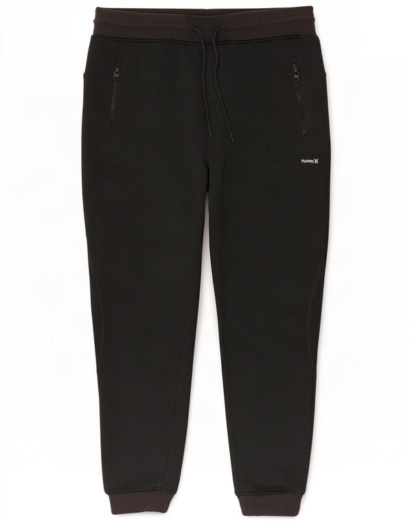 Pantaloni da ginnastica corti da uomo Hurley, pantaloni da jogging, piccoli, in poliestere grigio