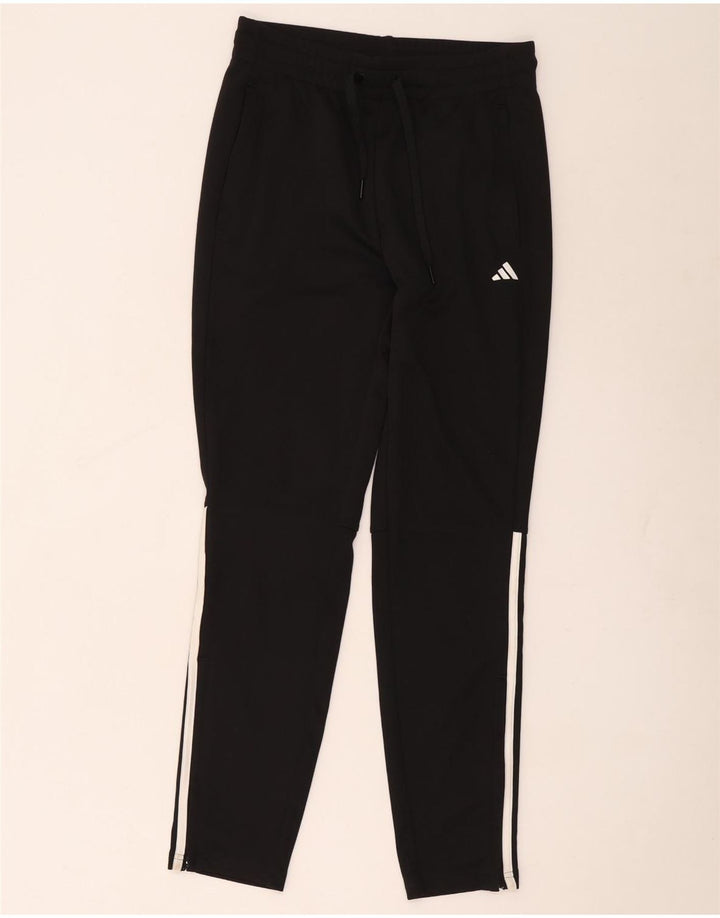 Pantaloni da tuta da donna Adidas UK 8/10 Small Nero Poliestere