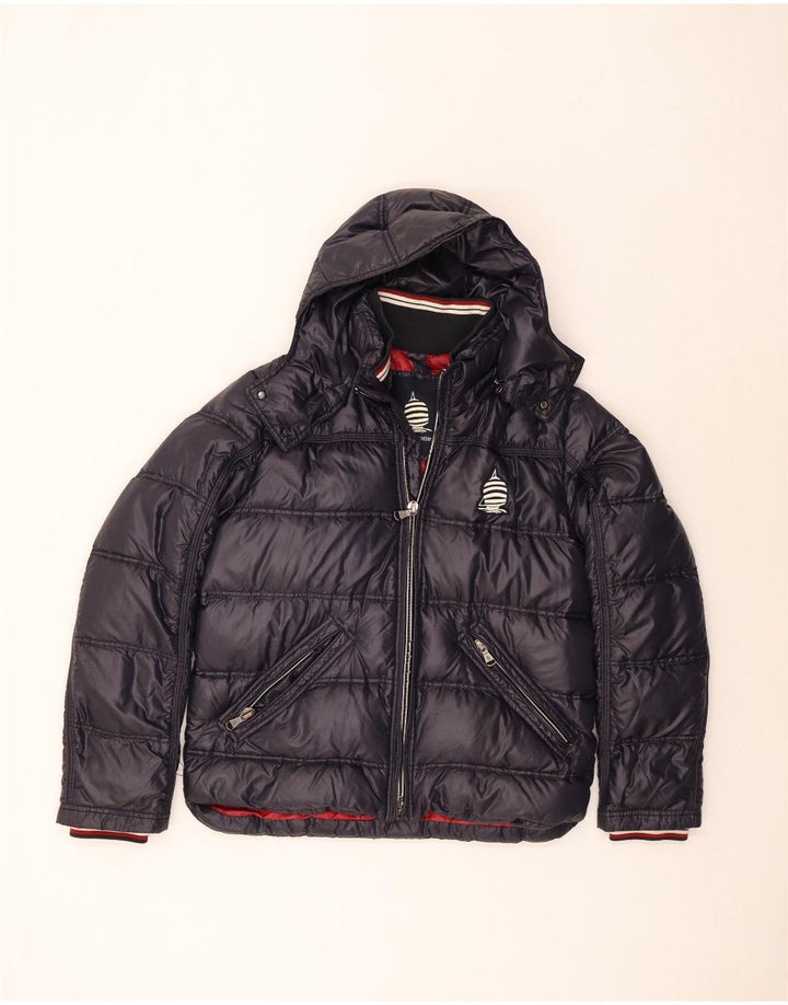 Giacca imbottita con cappuccio da uomo Marina Yachting IT 50 Large Blu Navy in poliammide