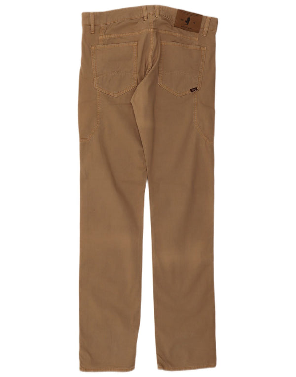 Pantaloni casual slim da uomo Marlboro Classics W33 L34 Cotone beige