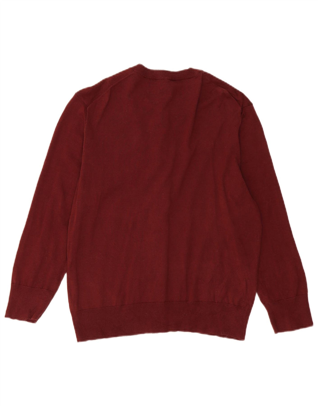Maglione cardigan da donna J. Crew UK 16 grande cotone bordeaux