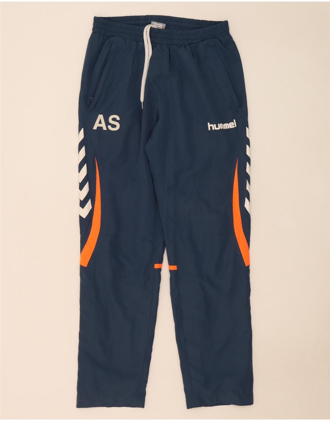 Pantaloni da tuta grafici da uomo Hummel a blocchi di colore blu navy medio