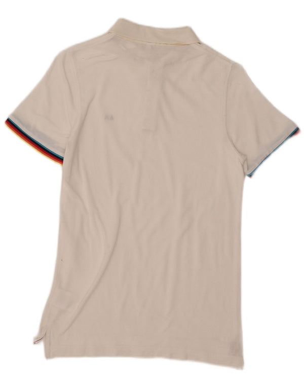 Polo Sun68 da bambino 11-12 anni Tencel bianco