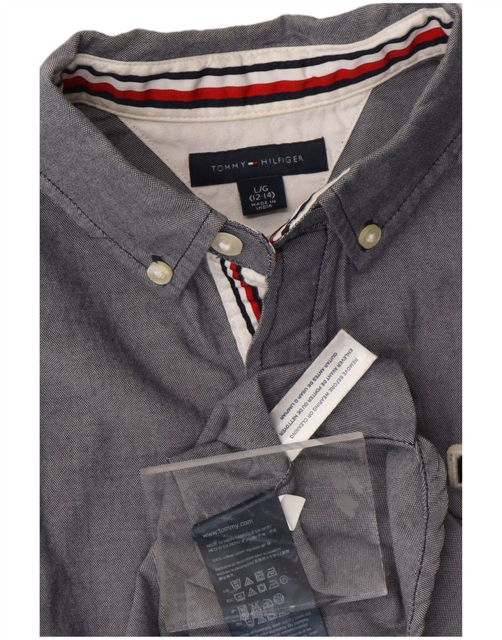 TOMMY HILFIGER Maglietta grafica per ragazzi 12-13 anni Large Grey Colourblock