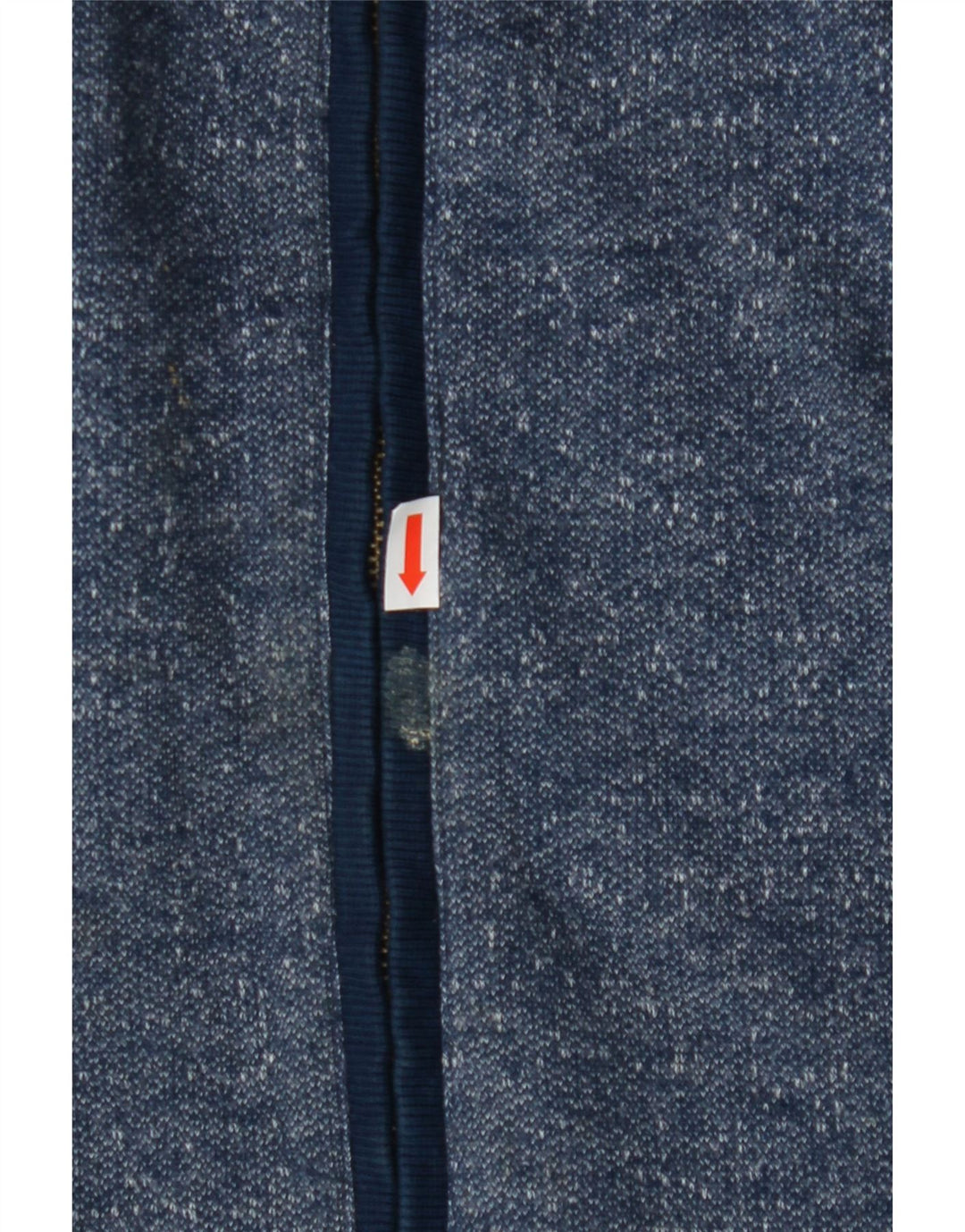 Jack & Jones Giacca da tuta da uomo di grandi dimensioni in cotone screziato blu navy