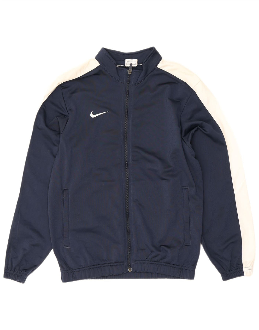 Giacca superiore della tuta da ragazzo Nike 12-13 anni Large Blu Navy Colourblock
