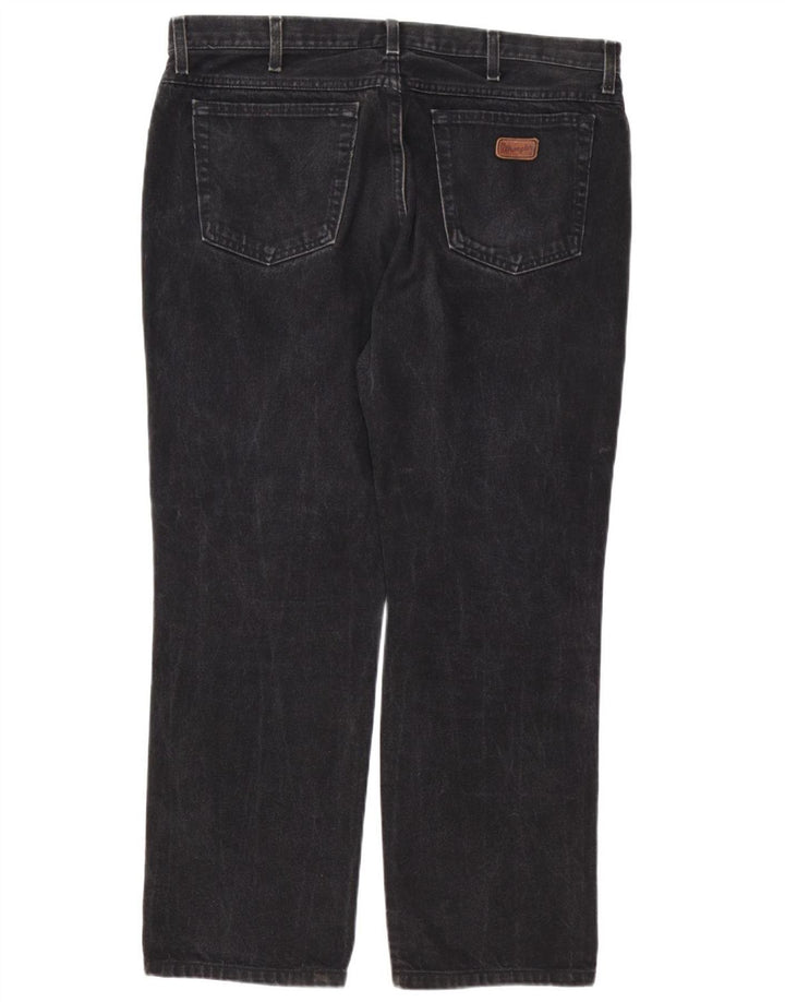 WRANGLER Mens Straight Jeans W38 L27 Black