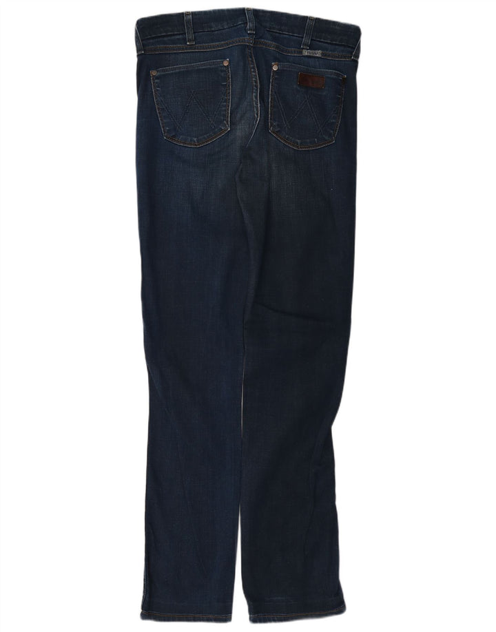 Jeans dritti Wrangler da donna Sofia W30 L36 cotone blu